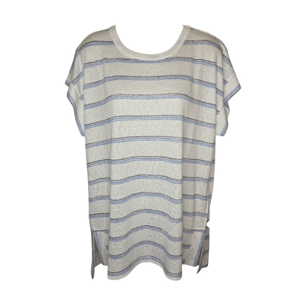 Bobeau NWOT Nautical Stripe Dolman Sleeve Shirt Top, Size XL